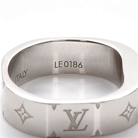 louis vuitton rings silver